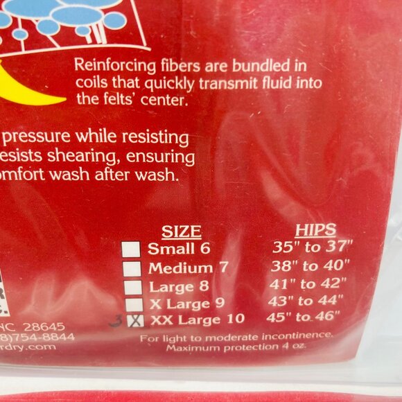 Vintage Forever Dry Incontinence Leak Protective Underwear 3X Womens Reusable - Picture 4 of 4